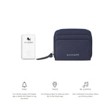 Trackable Amber Zip Around Wallet