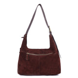 Zahara – Studded Suede Hobo Bag