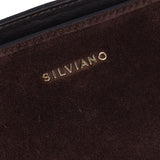 Suede Leather Bowling Tote