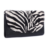 Taormina – Zebra Hair-On Leather Continental Wallet