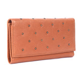 Lucca – Studded Soft Leather Continental Wallet