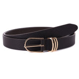 The Primrose – Slim Pebble Leather Women’s Belt