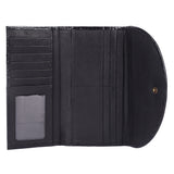 Como – Reptile-Embossed Leather Continental Wallet