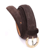 Orvieto – Suede Round Buckle Belt