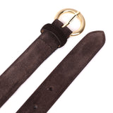 Orvieto – Suede Round Buckle Belt