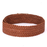 Lecce – Handwoven Tan Leather Belt