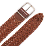 Lecce – Handwoven Tan Leather Belt