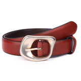 Siena – Sculpted Buckle Leather Belt