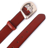 Siena – Sculpted Buckle Leather Belt