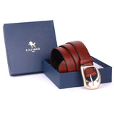 Siena – Sculpted Buckle Leather Belt