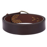 Pienza – Antique Stud Leather Belt