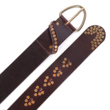 Pienza – Antique Stud Leather Belt