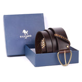 Pienza – Antique Stud Leather Belt