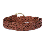 Modena – Sculpted Horseshoe Woven Leather Belt