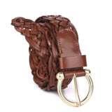 Modena – Sculpted Horseshoe Woven Leather Belt