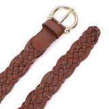 Modena – Sculpted Horseshoe Woven Leather Belt