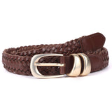 Parma – Sculpted Double-Keeper Woven Leather Belt
