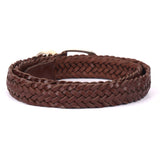 Parma – Sculpted Double-Keeper Woven Leather Belt