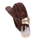 Parma – Sculpted Double-Keeper Woven Leather Belt