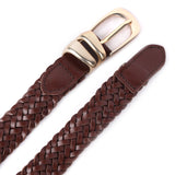 Parma – Sculpted Double-Keeper Woven Leather Belt