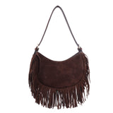 Varenna – Fringe Suede Shoulder Bag