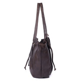 Espresso Wing – Leather Tote Bag