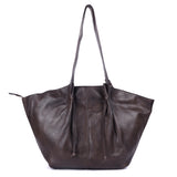 Espresso Wing – Leather Tote Bag