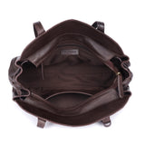 Espresso Arc – Leather Shoulder Bag