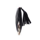 Halo – Leather Ring Handle Clutch