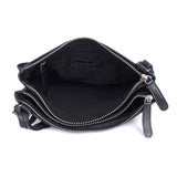 Noir Interlace – Woven Leather Crossbody Bag