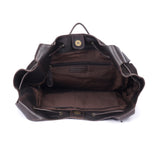 Espresso Draw – Suede Shoulder Tote