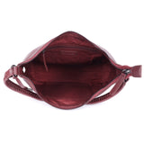 Merlot Arc – Leather Shoulder Bag