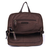 Espresso Weave – Woven Leather Backpack