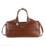 Yate – Laser Cut Leather East-West Tote