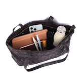 Handwoven Leather East-West Tote