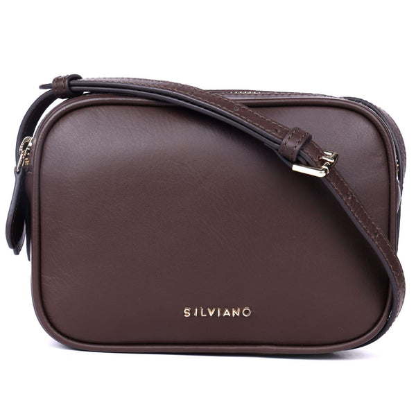 Victoria – Dual Zip Leather Crossbody