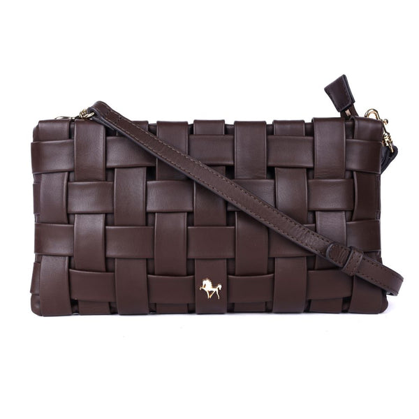 Charlotte – Woven Leather Crossbody