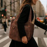 Cheshire – Suede Everyday Shoulder Tote
