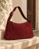 Bergamo – Studded Suede Shoulder Bag