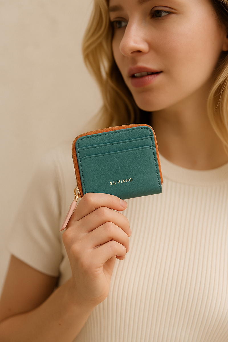 Amber Zip Around Wallet