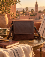Riad – Leather and Suede Crossbody Bag