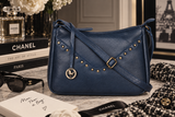 Midnight Stud – Leather Crossbody Bag