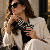 Taormina – Zebra Hair-On Leather Continental Wallet