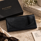 Como – Reptile-Embossed Leather Continental Wallet