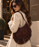 Varenna – Fringe Suede Shoulder Bag