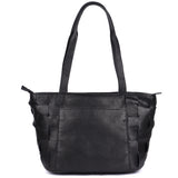 Corfe – Woven Leather Shopper Tote