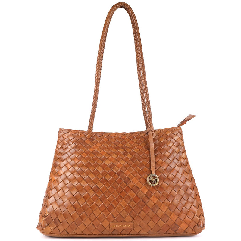 Mayfair – Signature Handwoven Leather Shopper Tote