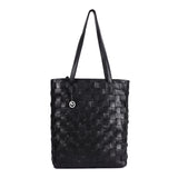 Sherborne – Woven Leather Vertical Shopper