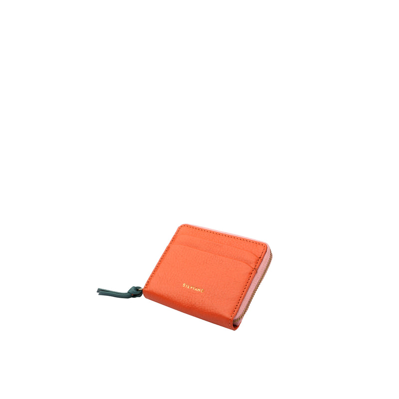 Trackable Amber Zip Around Wallet